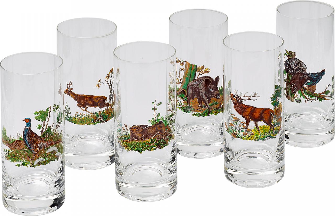 Askari Biergläser mit Jagdmotiven 13 05 020