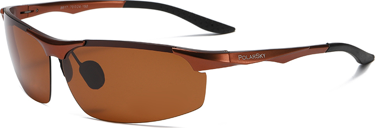 POLARSKY Sport-Sonnenbrille aus Aluminium