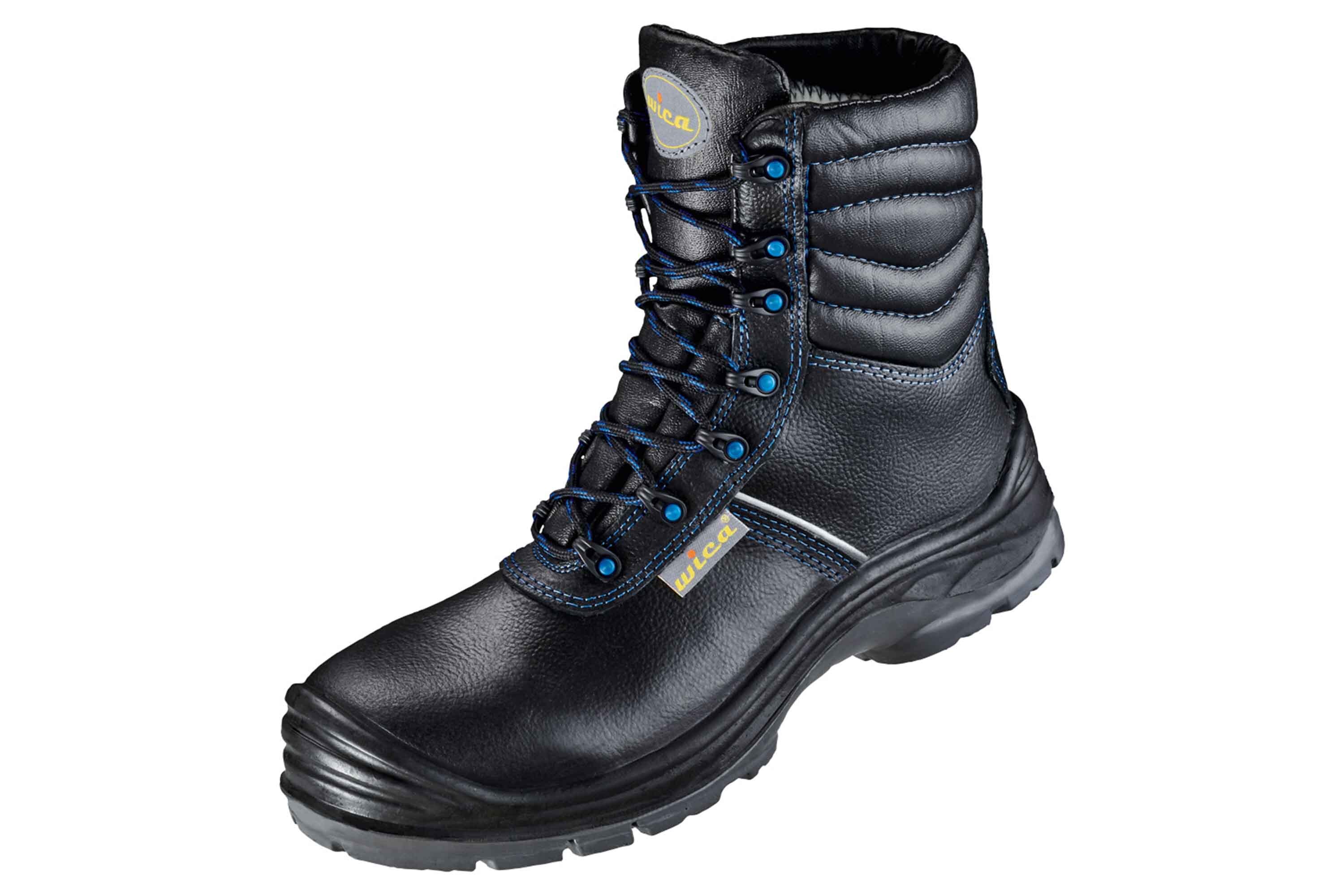 Elysee Berufsbekleidung Wica S3*WILHELMSHAVEN* WINTERSCHNÜR Arbeitsschuhe in Übergrößen Schwarz 34345 große Unisexschuhe, Größe:44 [D2C]34345--44