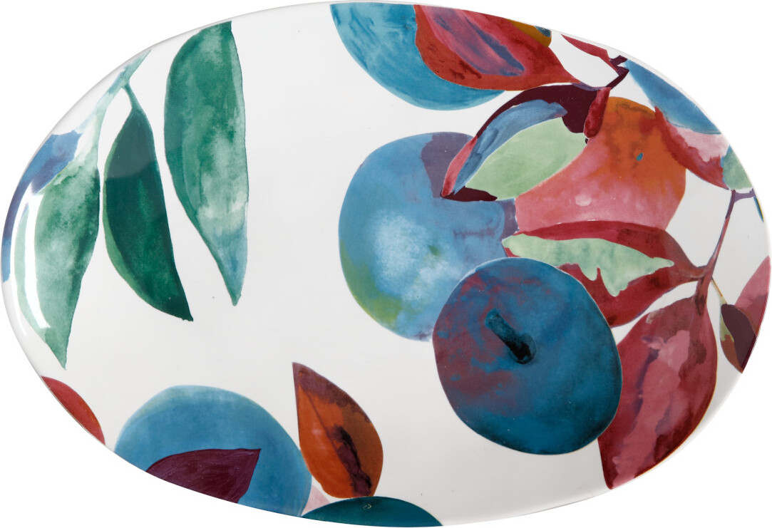 Maxwell & Williams Servizio Piatti 18 Pezzi Linea Salerno Decoro Pesche In Ceramica