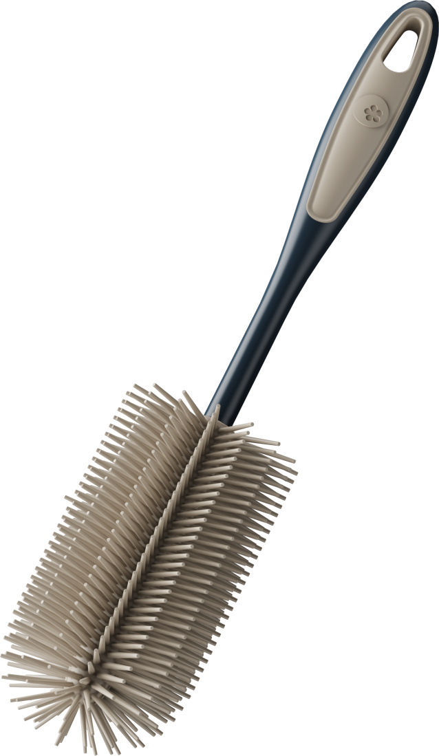 Kochblume Silikon Spülbürste taupe 22049.12