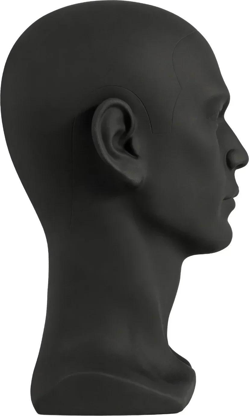 StarTech Perückenkopf - Herren Schaufensterkopf - PVC - Höhe 30 cm - Für Perücken, Hüte, Kopfhörer - Rot 1005010159358749_12000051357884540