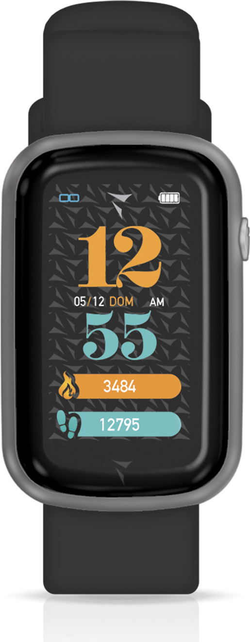 Smartwatches Techmade Schwarz Kollektion Steps - mann TM-STEPS-SILBK