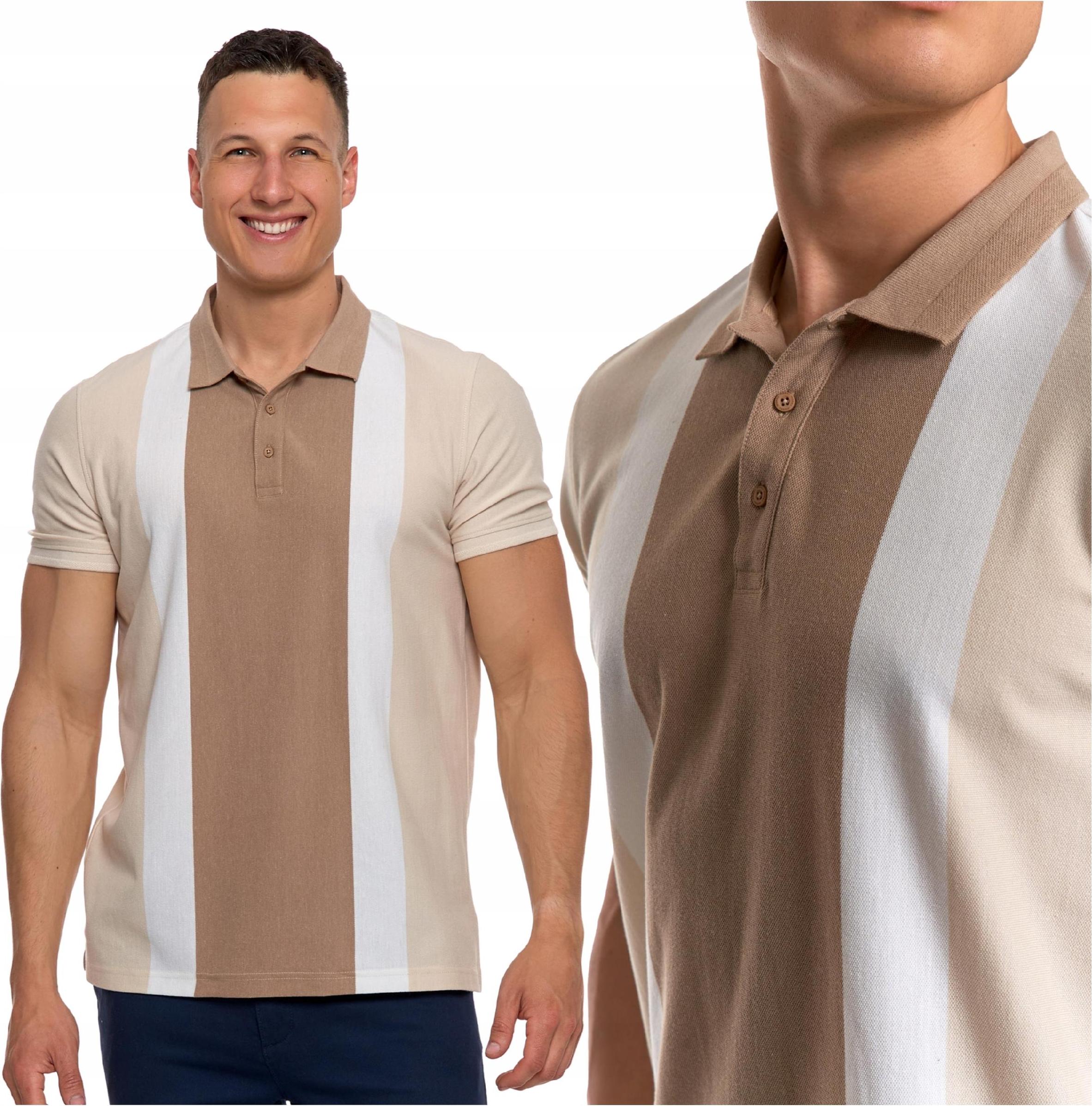 Moraj | Elegantes Polo-shirt - XXL- Kurzarm - Modisch - Herrenmode OTP2900-001-BEIGE-XXL