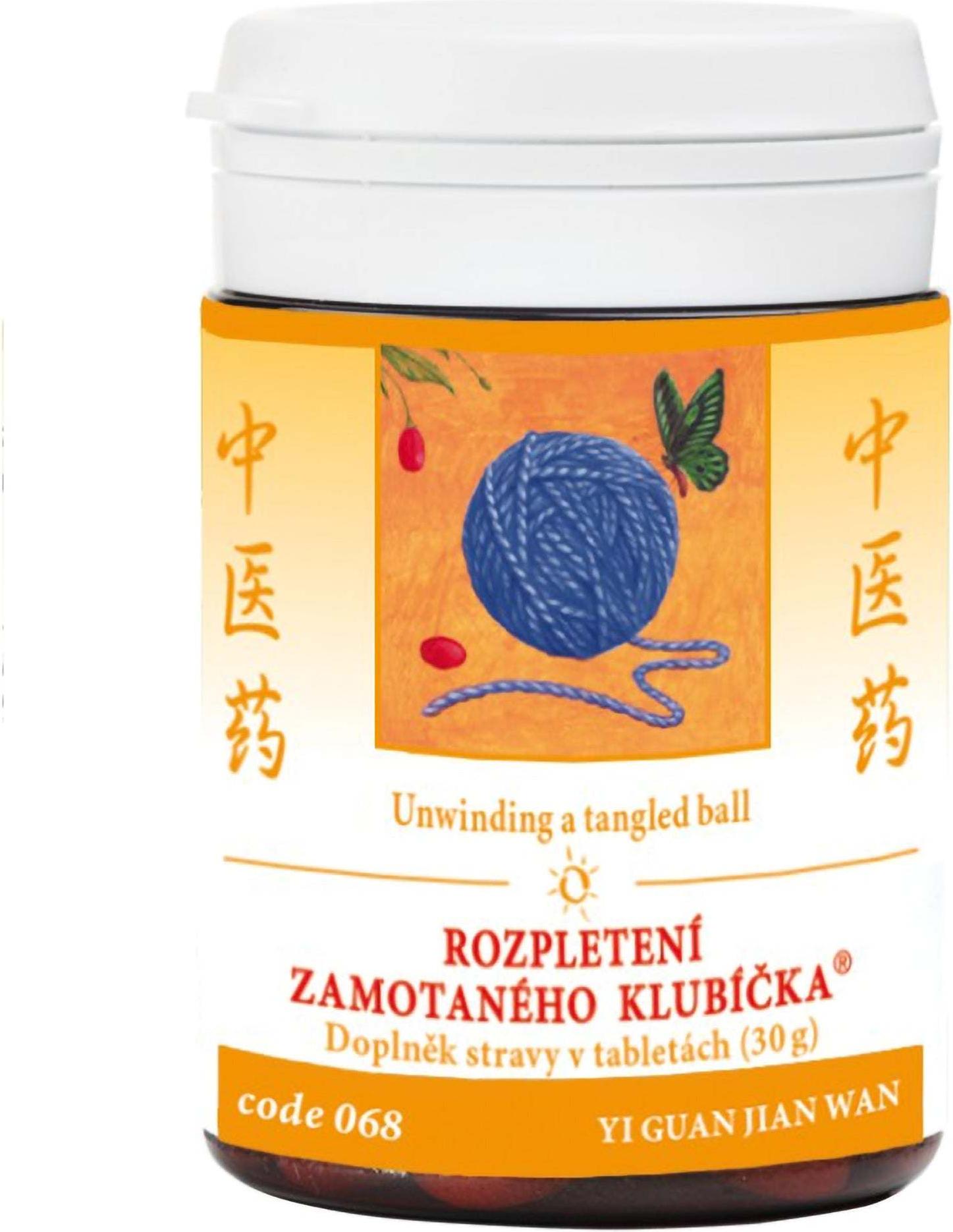 TCM Herbs 068 Entwirren des verwickelten knäuels (YI GUAN JIAN WAN), 100 tbl