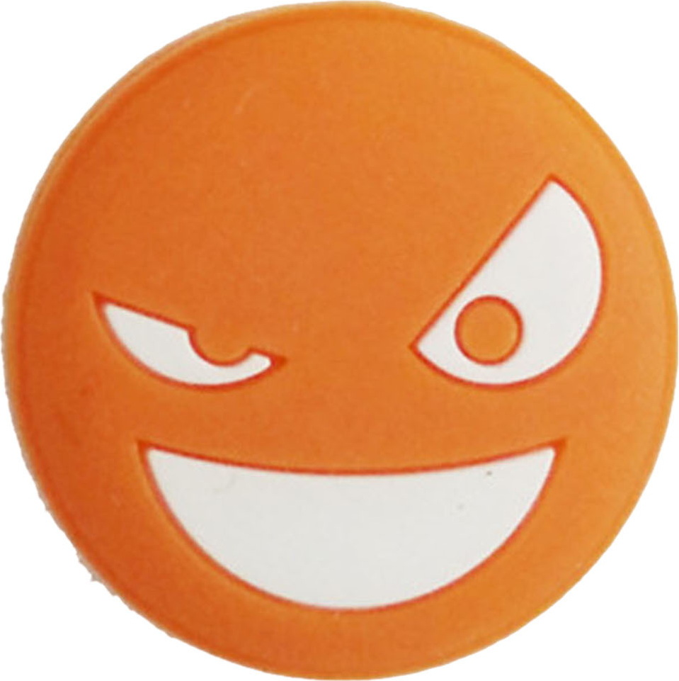 Homedvery Tennisschläger-Vibrationsdämpfer, Silikon-Stoßdämpfer für Tennisschläger, wiederverwendbar, Smiley-Gesicht, Tennisschläger-Dämpfer 4185071@Hdvery