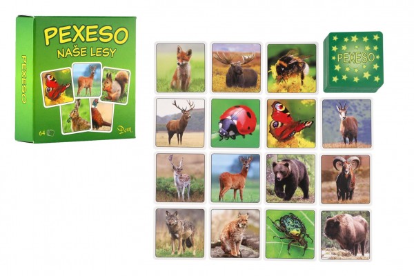 Teddies Pexeso Unsere Wälder - 32 Bilderpaare UN45048