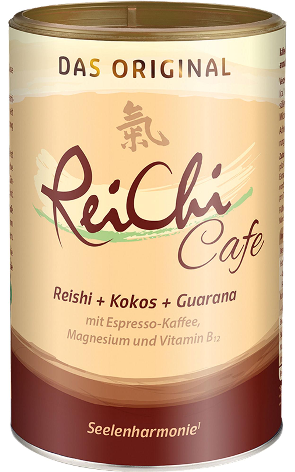 Dr. Jacobs Medical GmbH ReiChi Cafe Reishi-Pilz Espresso-Kaffee mit Kokos Guarana Ginseng Pulver, 400 g Pulver 13331460