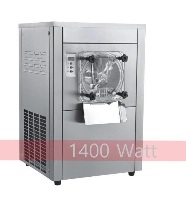 Gino Gelati Speiseeismaschine Gastro 25L 1400W LED-Anzeige Edelstahl