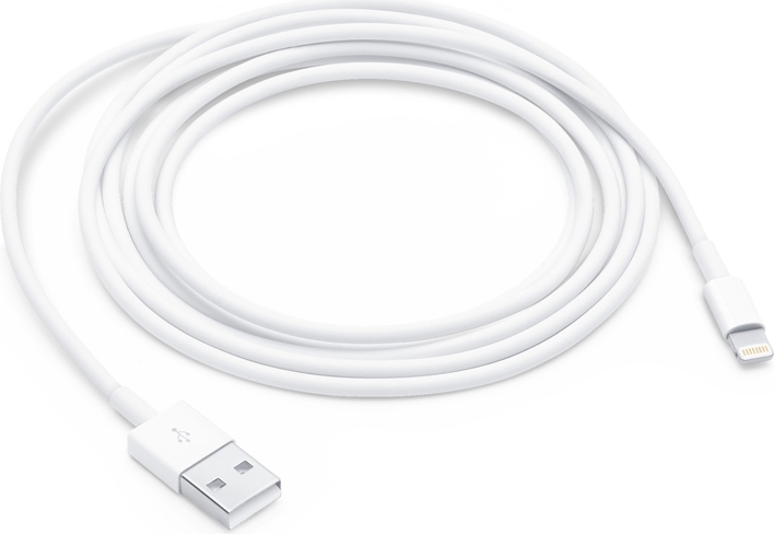 Apple, Lightning auf USB-A 2.0 Lade- und Synchronisierungskabel 2m, Weiß B29067