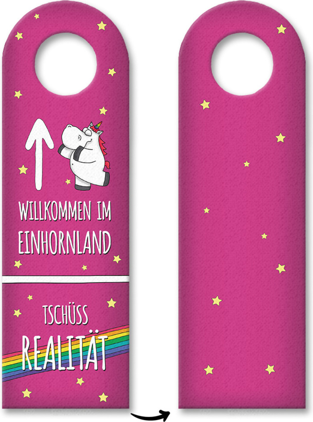 speecheese 3x Willkommen im Einhornland Türhänger Türanhänger Türschild