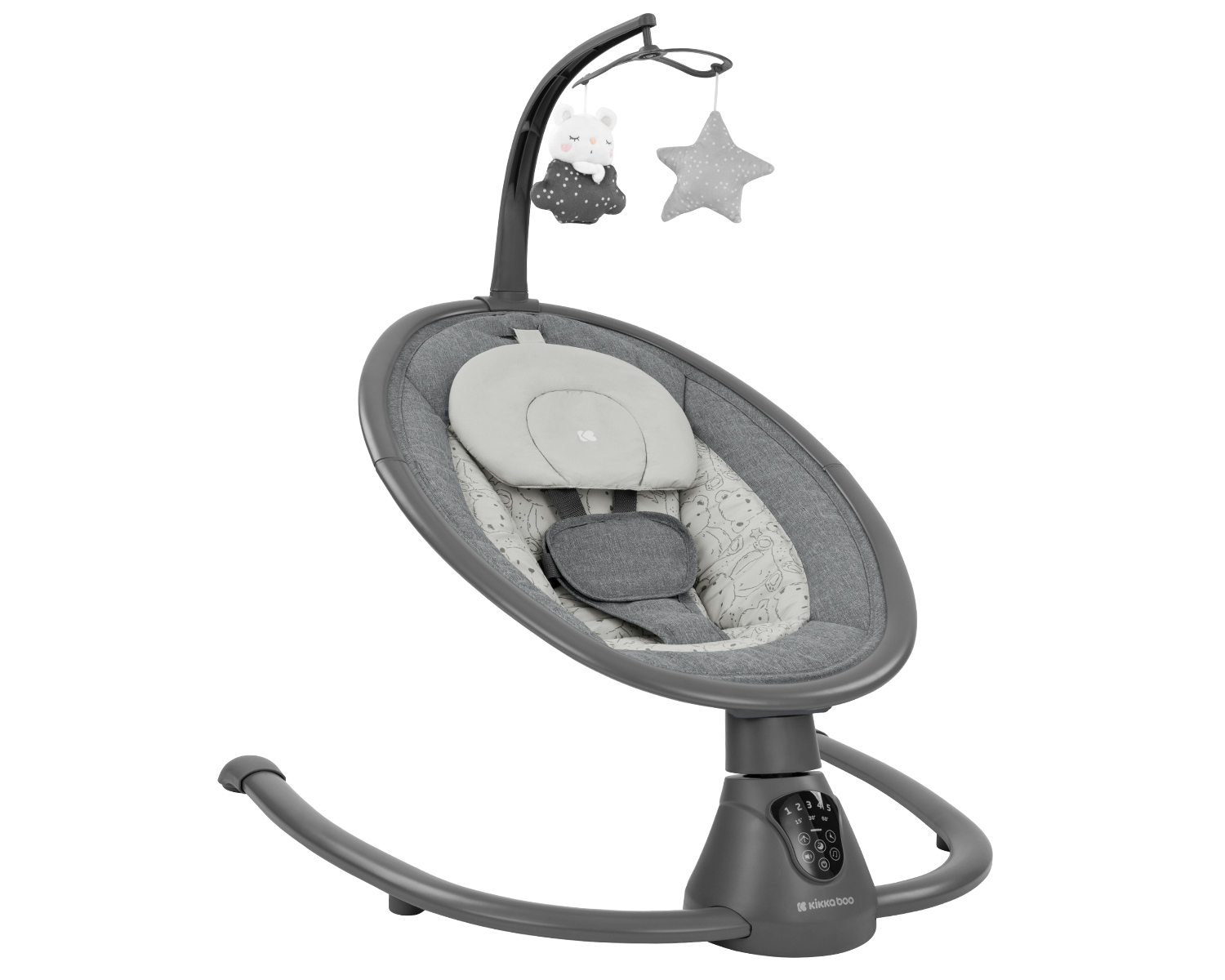 Kikkaboo Twiddle 2024 Elektrische Schaukel Mit Seitwärtsbewegung One Size 31005010077