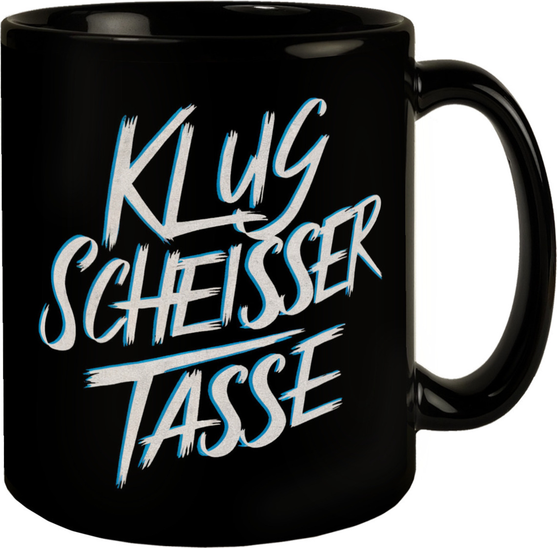 speecheese Klug Scheisser Tasse - Der perfekte Becher für schlaue Köpfe und Klugscheißer