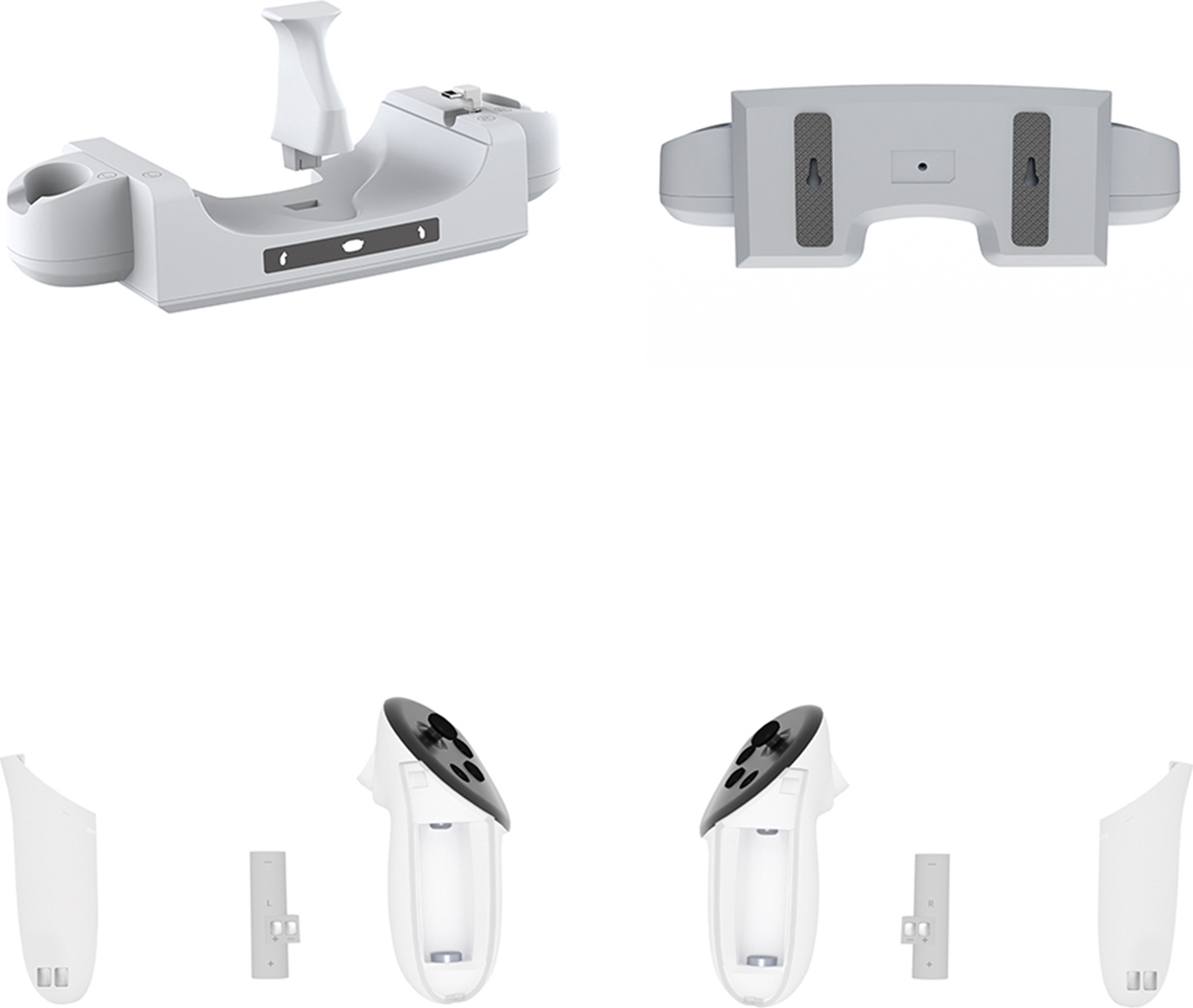 andoer VR-Headset-Ladestation, Ladestaender, kompatibel mit Quest 3