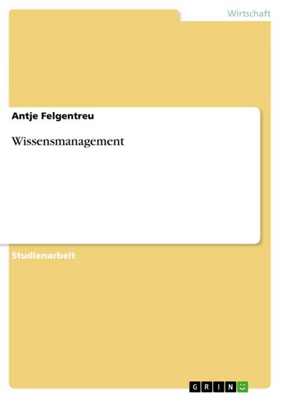 Sonstige Verlage Wissensmanagement