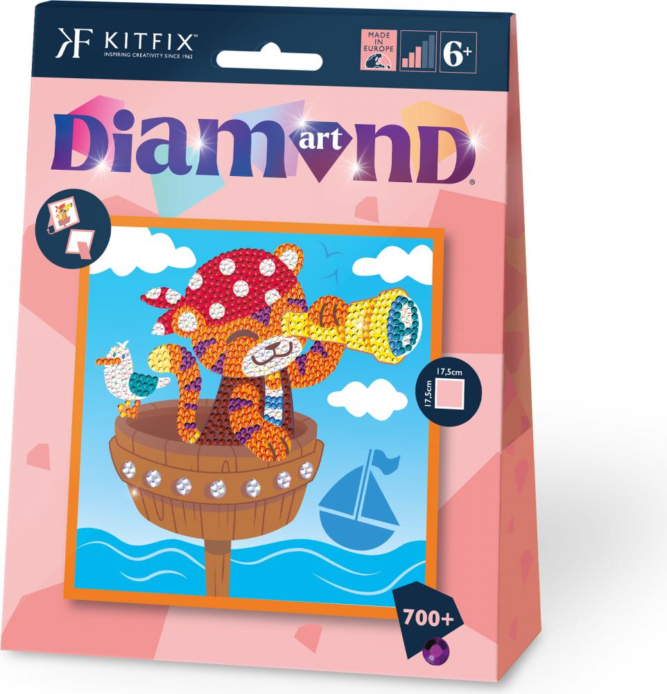 Diamantmalerei Pirat Kitfix - Junior 6+
