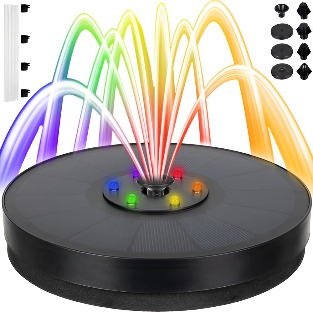 Malatec 18923 LED solárna záhradná fontána