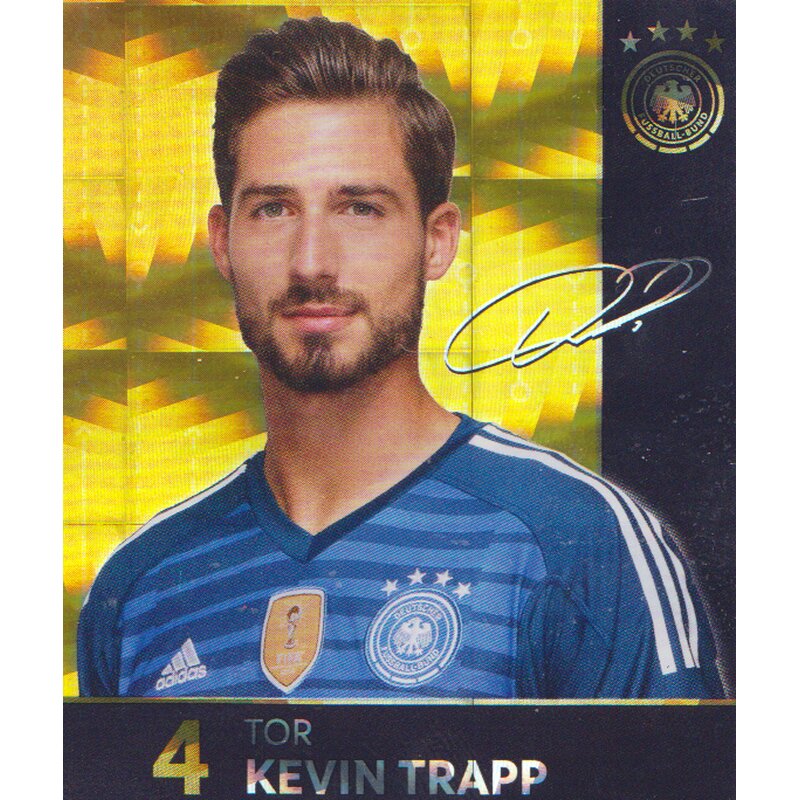 4 - Kevin Trapp GLITZER - REWE WM18 Sammelkarte