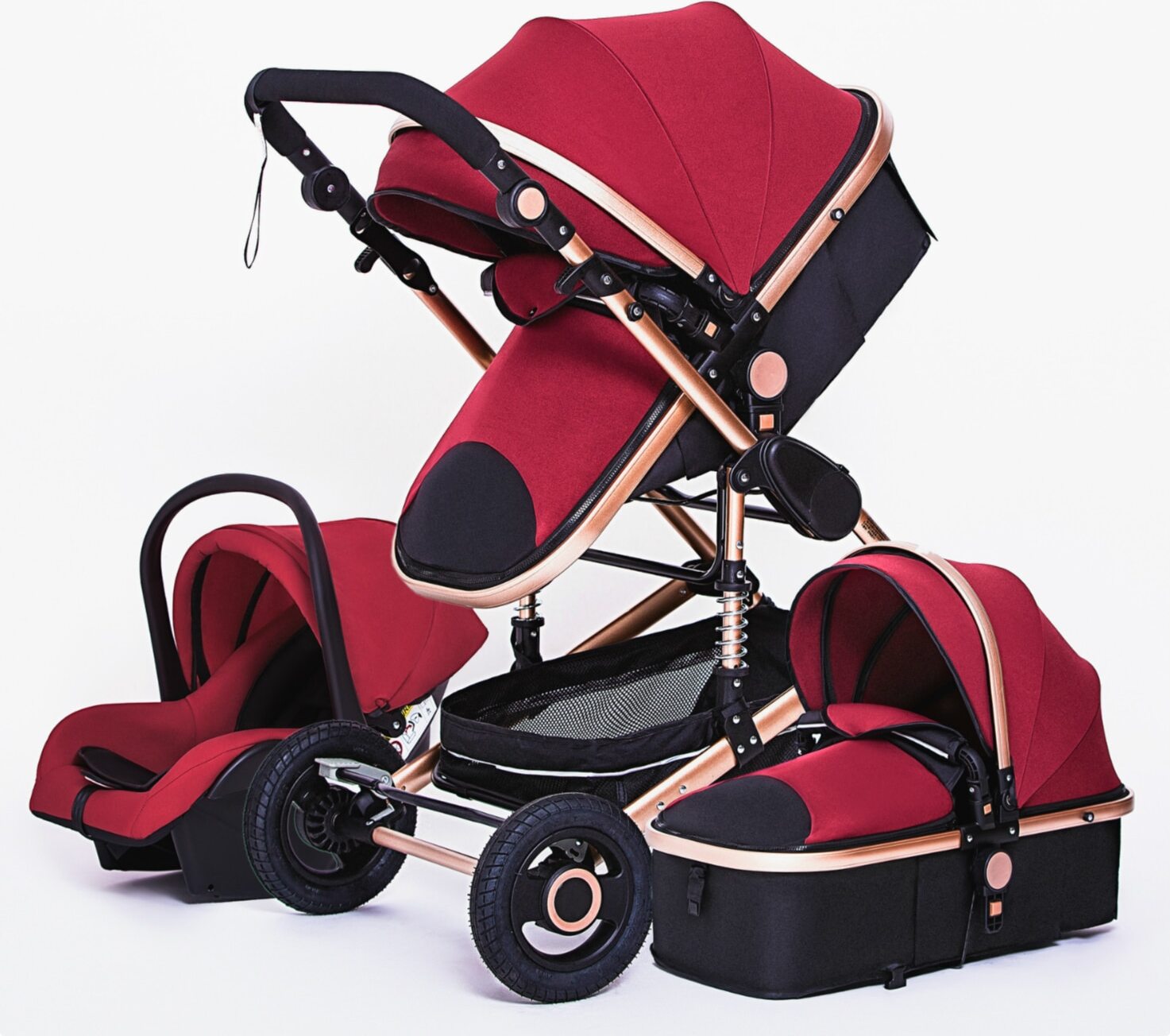 guoyiran Kinderwagen, 3-in-5-Kinderwagen, Kindersitz, Kinderwagen und Zubehör GYT0097-5