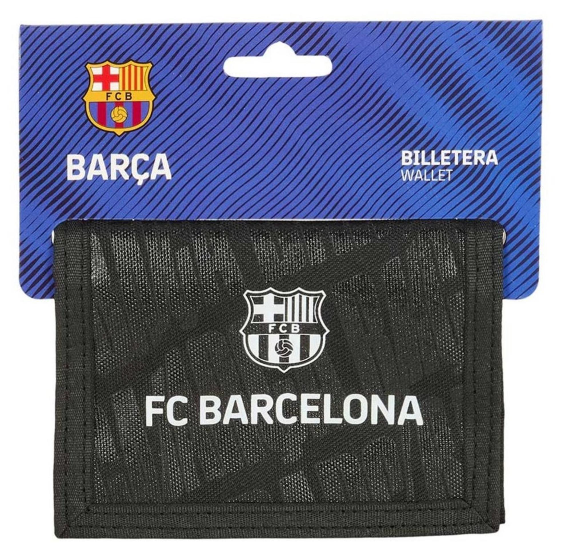 Safta Fc Barcelona 12.5x9.5x1 Cm Brieftasche Schwarz Kinder Schwarz One Size 812625036