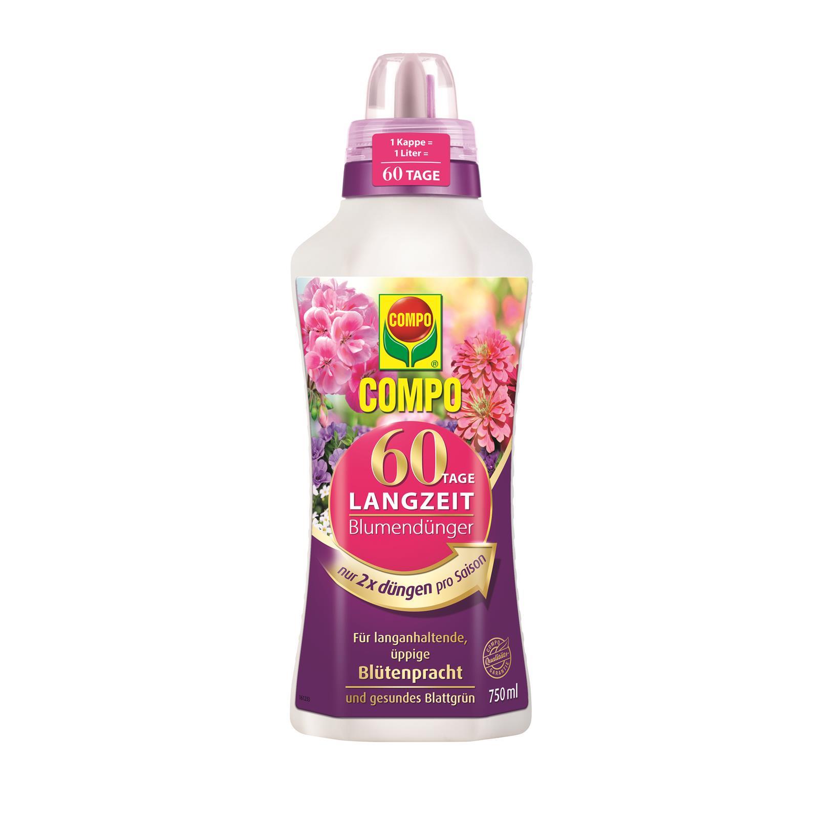 COMPO 60 Tage Langzeit Blumendünger 750 ml 20821