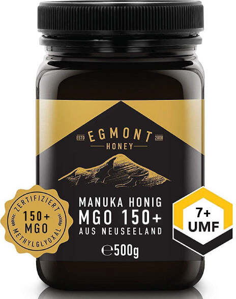 Egmont Honey Egmont Manuka Honig MGO 150+ 500g - Original Neuseeland UMF 7+ EG2