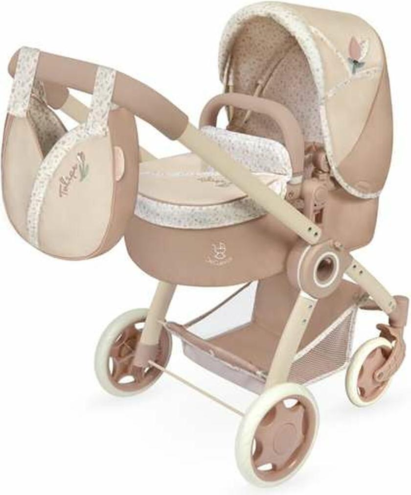 Decuevas Tulipe 3x1 Faltbarer Puppenwagen Mit Tasche Bis Zu 48 Cm Golden Golden One Size 80574-UNIT
