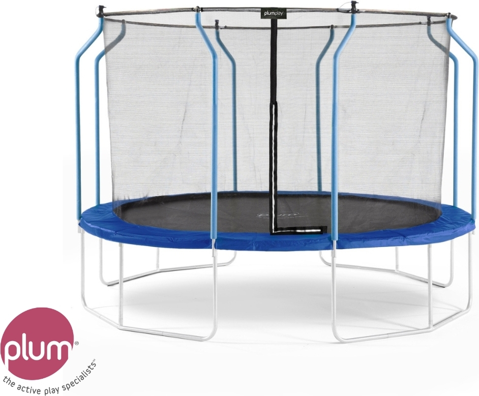 Trampolína Plum Wave Springsafe s bezpečnostnou sieťou - 427 cm - s hmlou