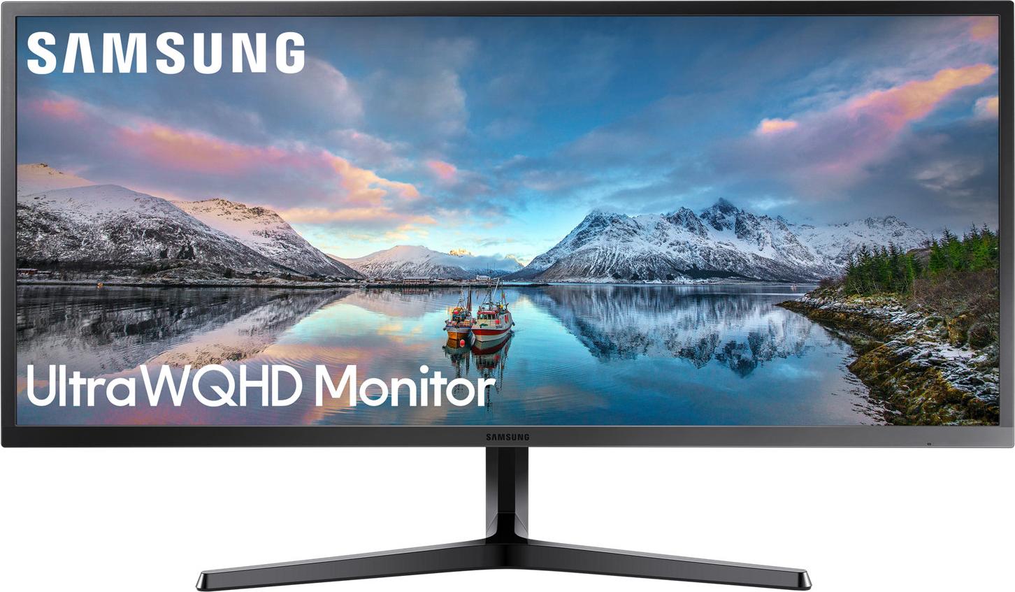 Samsung LS34J550WQU, 86,6 cm (34.1"), 3440 x 1440 px, UltraWide Quad HD, LED, 4 ms, Čierna
