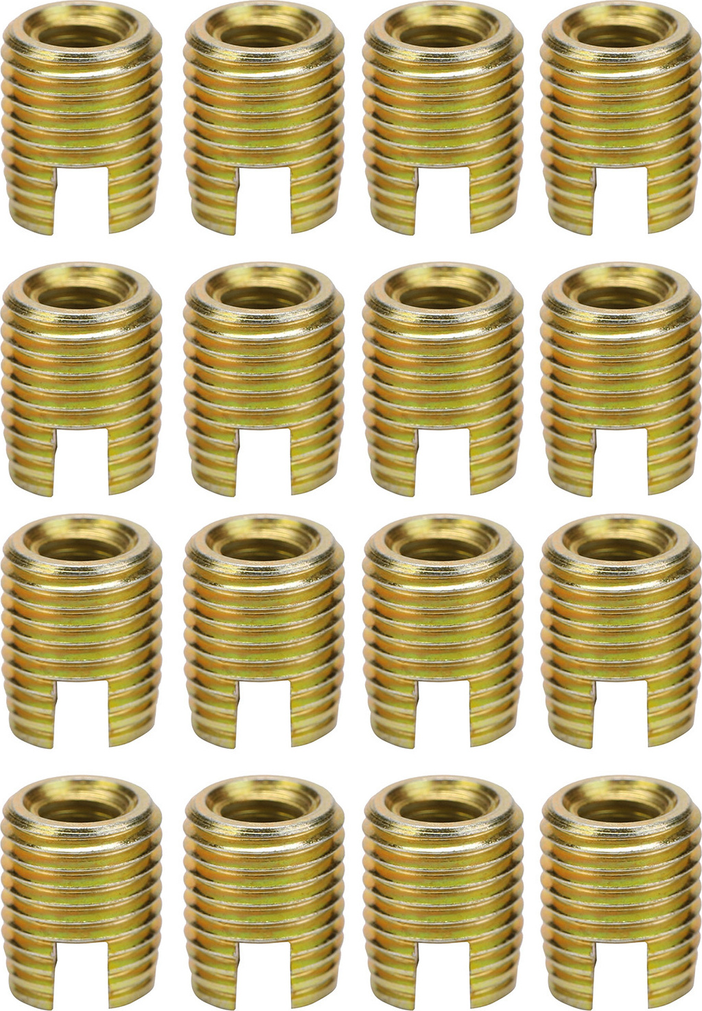 Cocosity Gewindeeinsatz,selbstschneidendes Gewinde,Gewindeeinsatz aus Edelstahl,Gewindereparatureinsatz,Schraubengewindeeinsatz