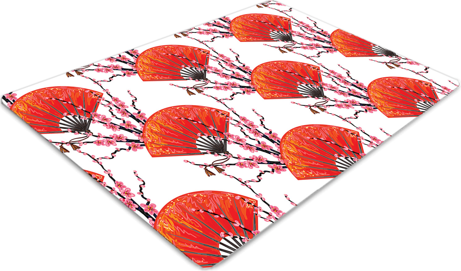 Podlahová ochranná podložka - Ochranná podložka pod stoličku - Podlahová podložka - 100x70 cm - Japonský wanslate