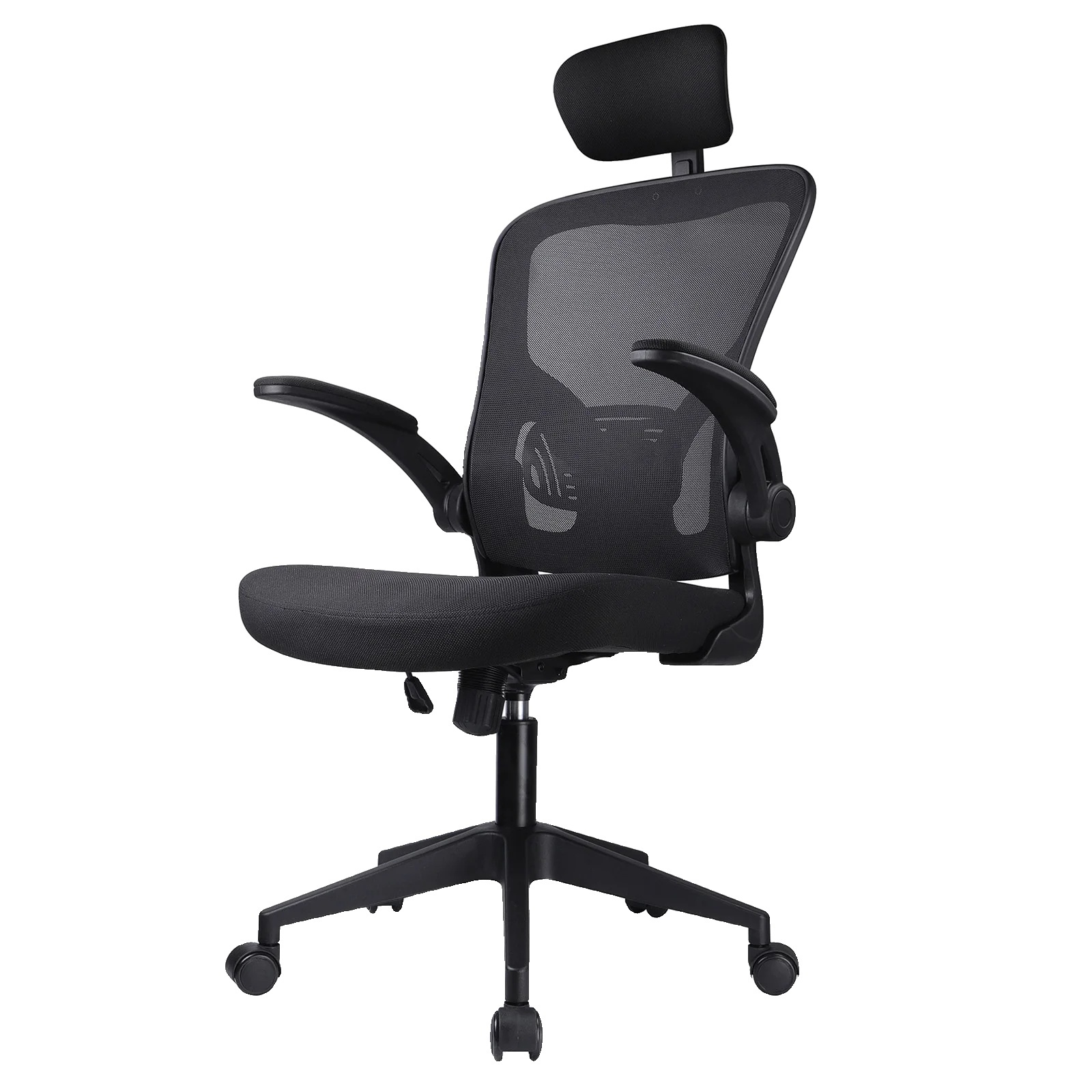 Kancelárske kreslo, doprava zdarma, ergonomický dizajn, čierne