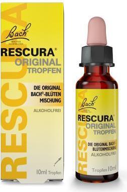 Bachove kvety Original Rescura Drops bez alkoholu 10 ml