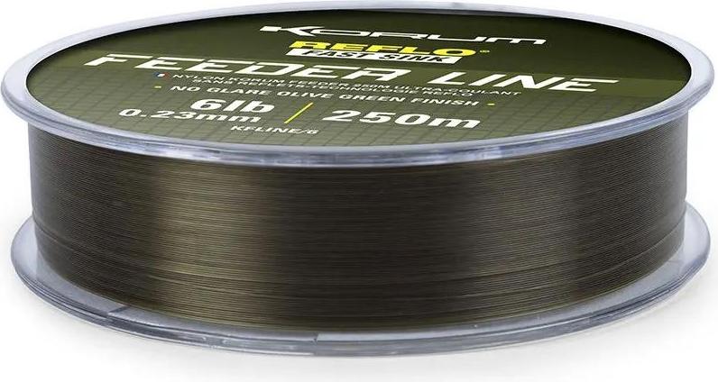 Korum Feeder Karpfenlinie 250 M Schwarz 0.230 mm Schwarz 0.230 mm KFLINE/6-UNIT