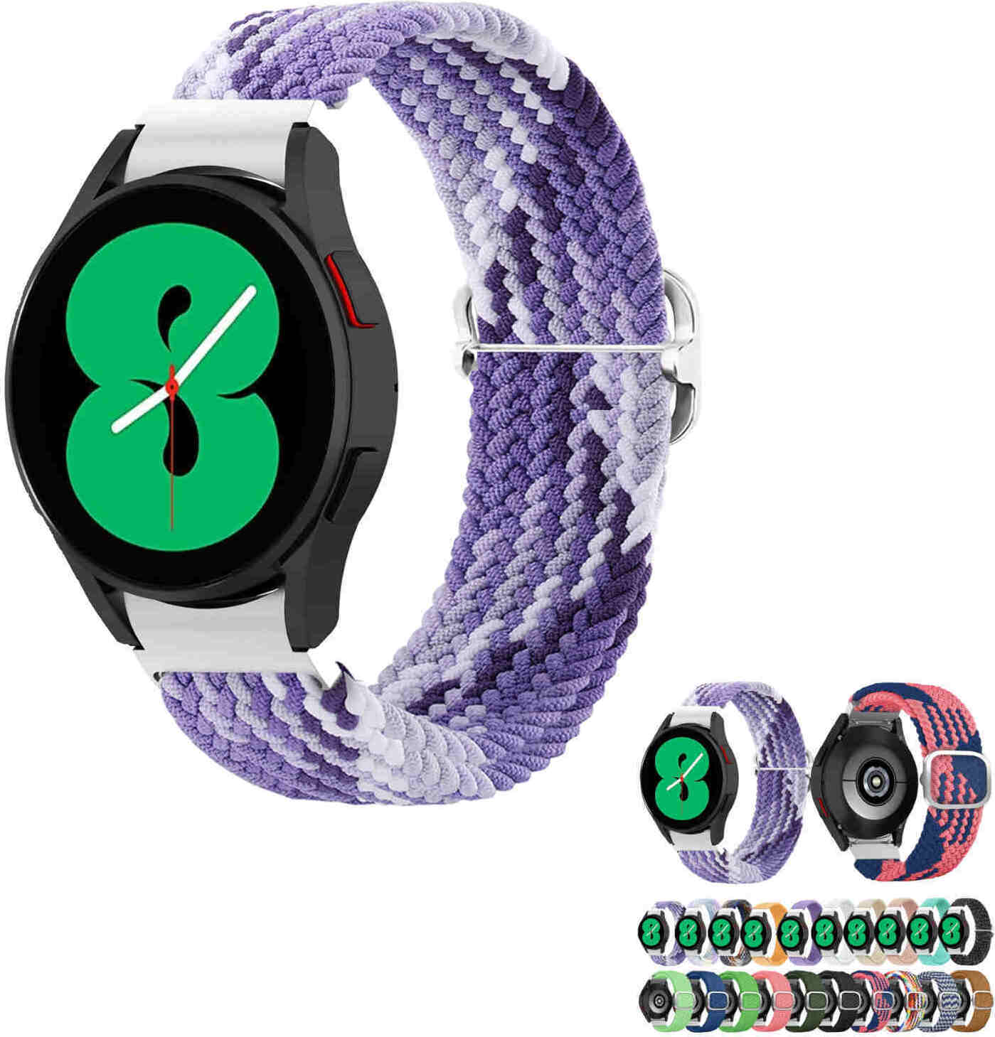 Pre Samsung Galaxy Watch FE 6 5 4 Normal Pro a Classic Nylonový opasok na ruku