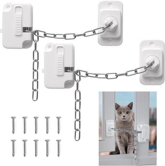 OEM Sicherheitsvorhänge für Fenster und Türen - 2 Stück verstellbare Sicherheitsgriffe für Hunde und Kinder 2026