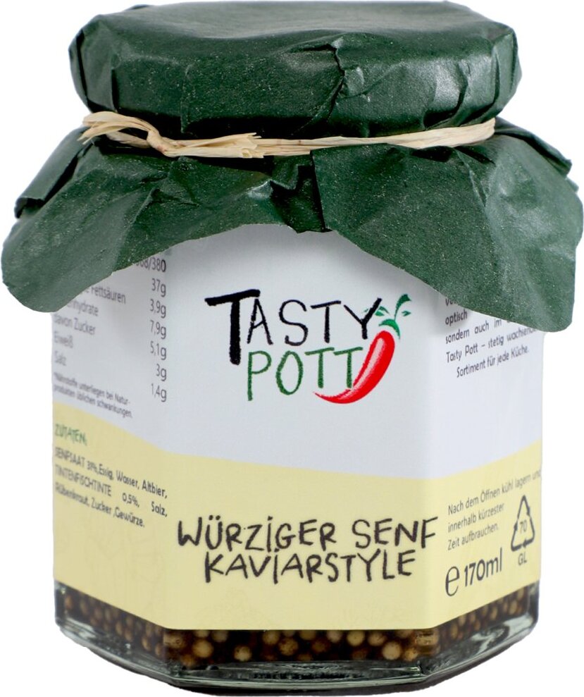 Tasty Pott Senf Auswahl verschiedene Sorten Kaufland.de