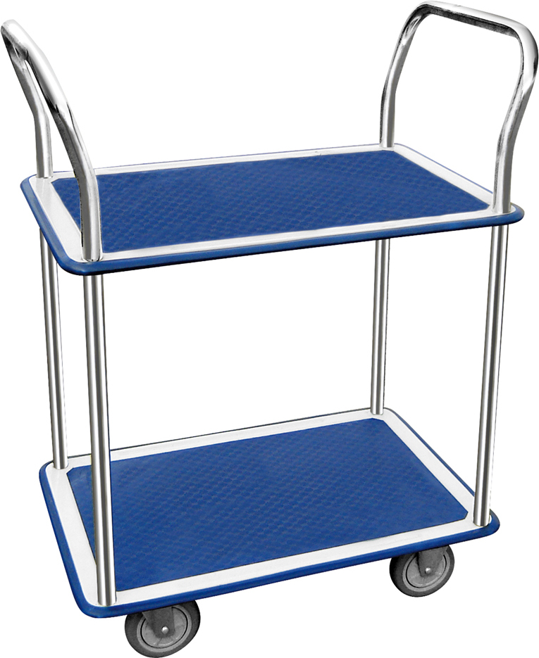 Wonday JPC Etagenwagen mit 2 Abstellflächen (B)730 x (L)470 mm 822012