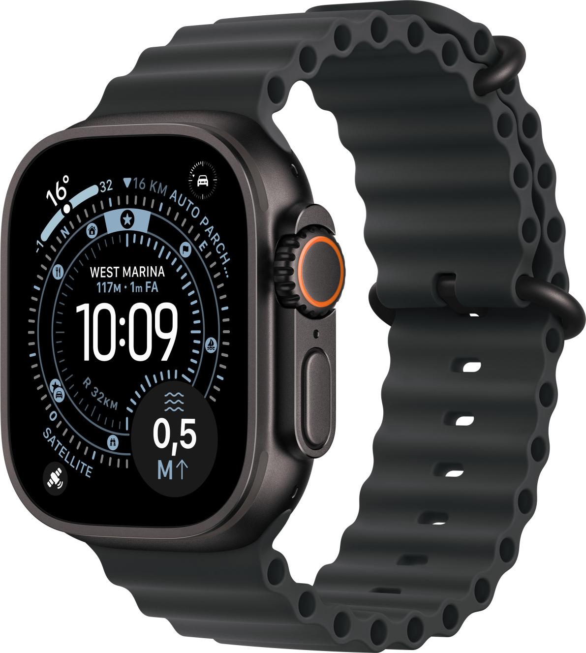 Apple Watch Ultra 3 , OLED, Dotyková obrazovka, 64 GB, Wi-Fi, GPS, 61,8 g