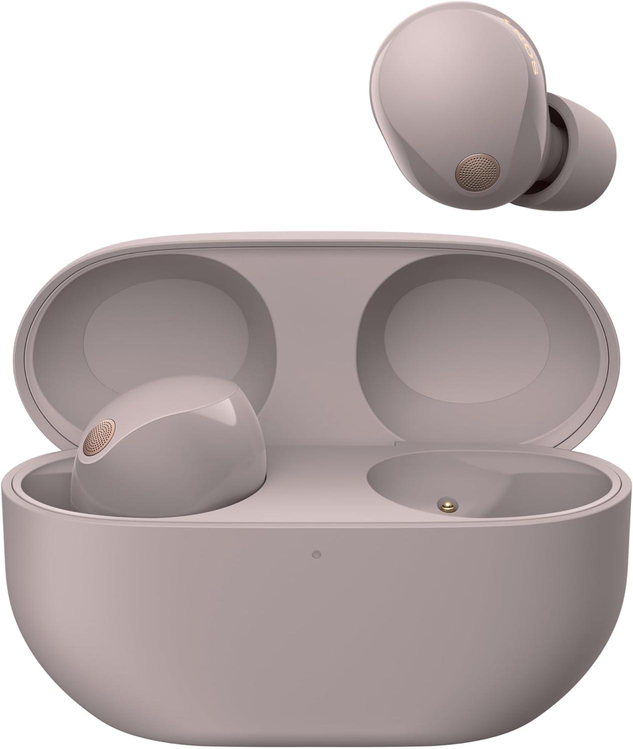 Sony Kabellose Noise Cancelling Kopfhörer,Bluetooth, In-Ear-Kopfhörer, Mikrofon,24 Stunden Akkulaufzeit, Schnellladefunktion,IPX4, iOS & Android kompatibel