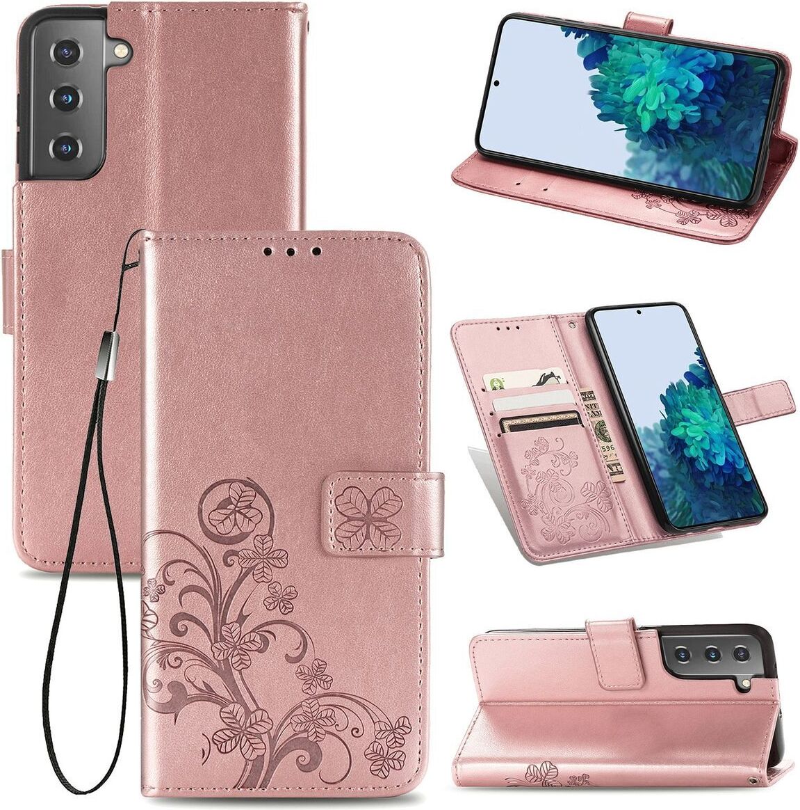 König Design , Farbe:Rosa, Handymodell:Nokia 5.4 LA-VARIANTE-112172