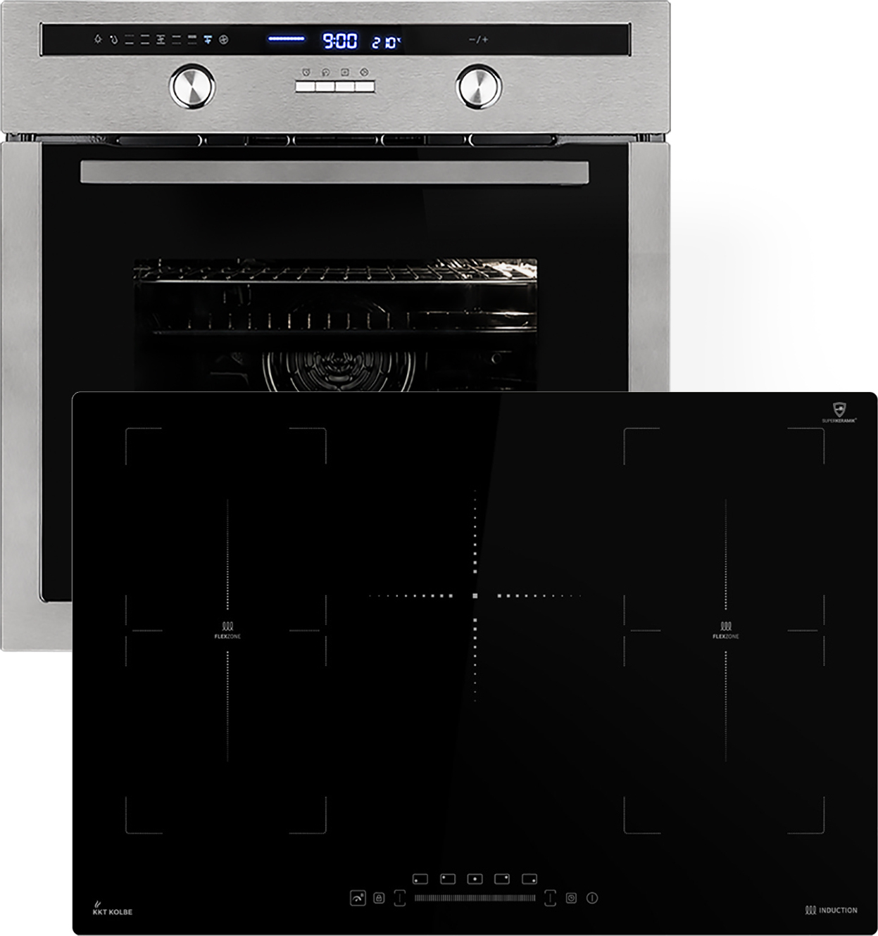 Backofen und Induktionskochfeld SET8013IH77FZ