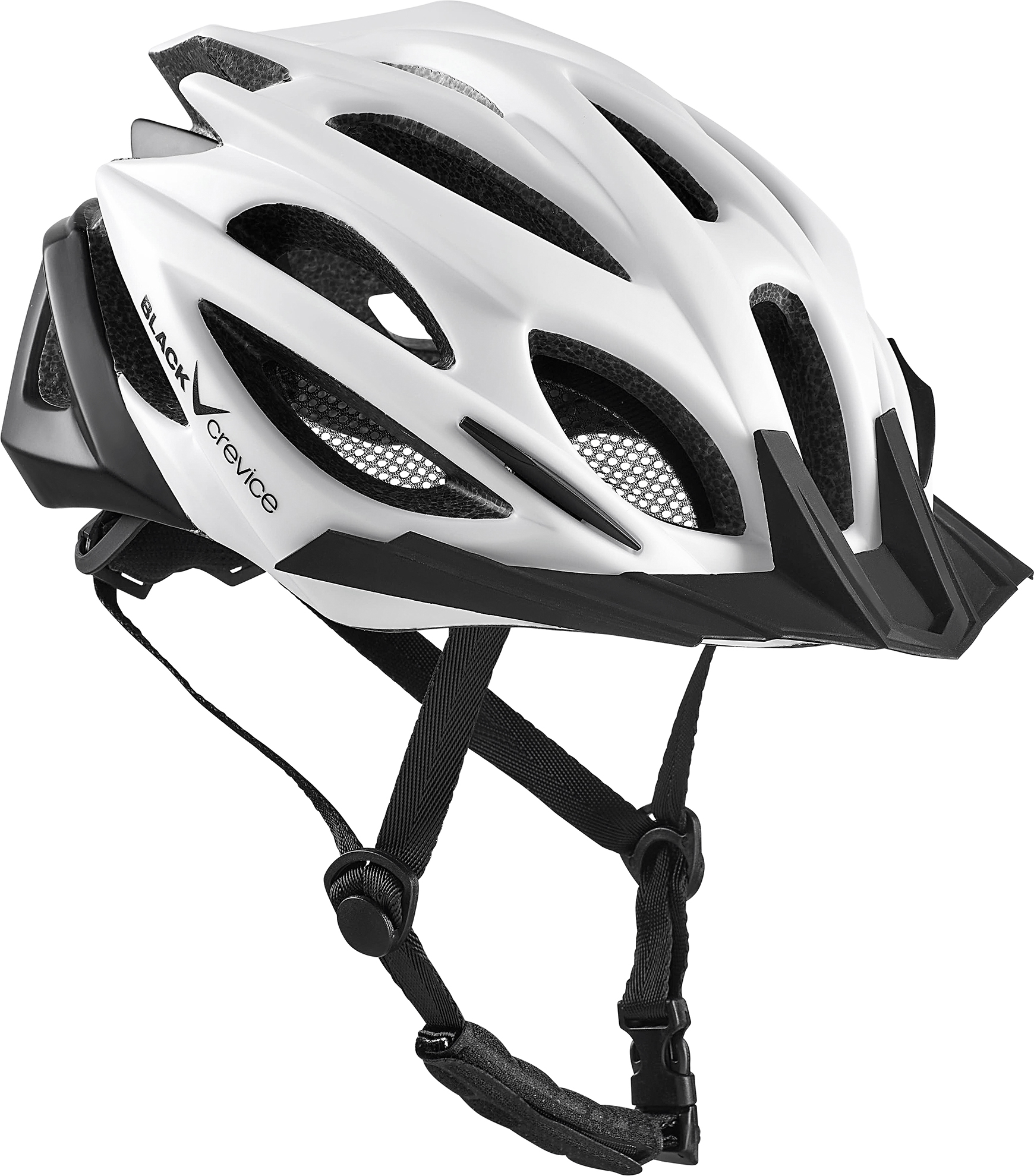 Black Crevice Erwachsenen Fahrradhelm schwarz 