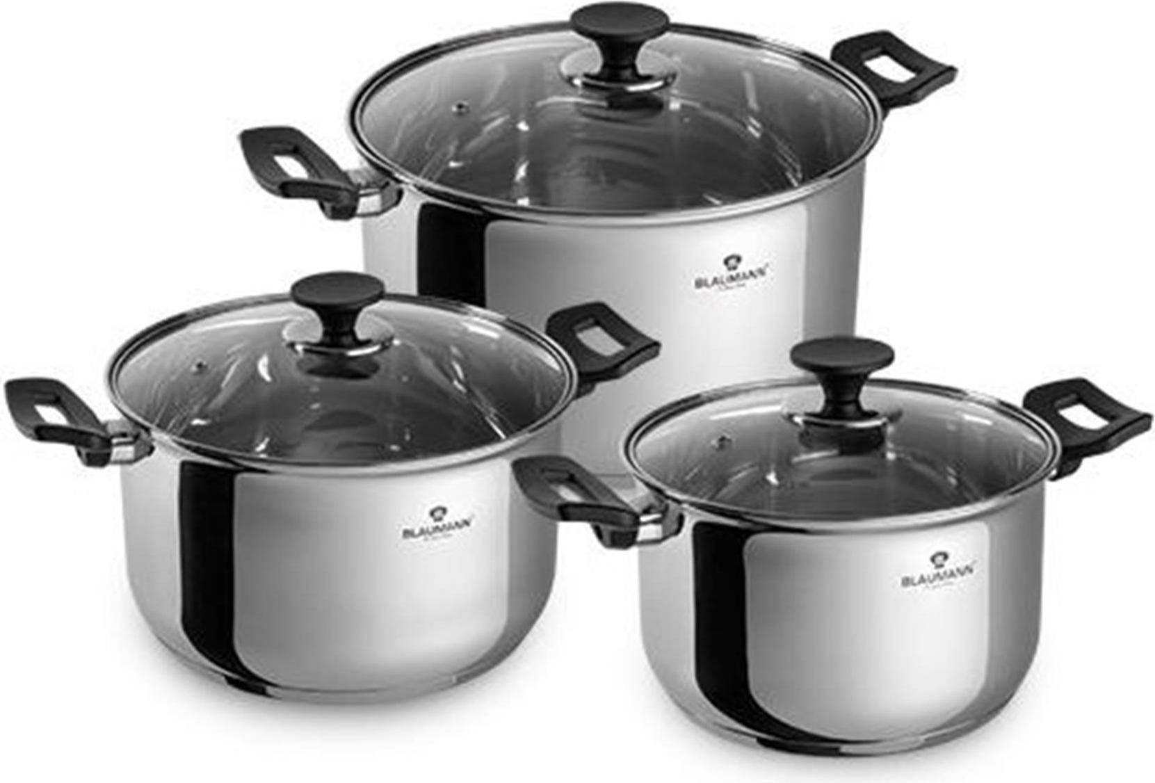 Blaumann 6-teiliges Pfannenset Gourmet Line