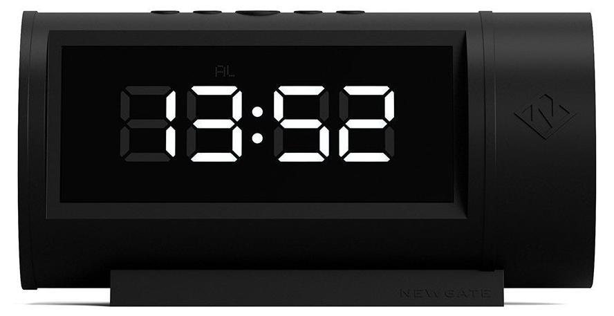 Newgate Pil - LED-Wecker in Schwarz LED/PIL1