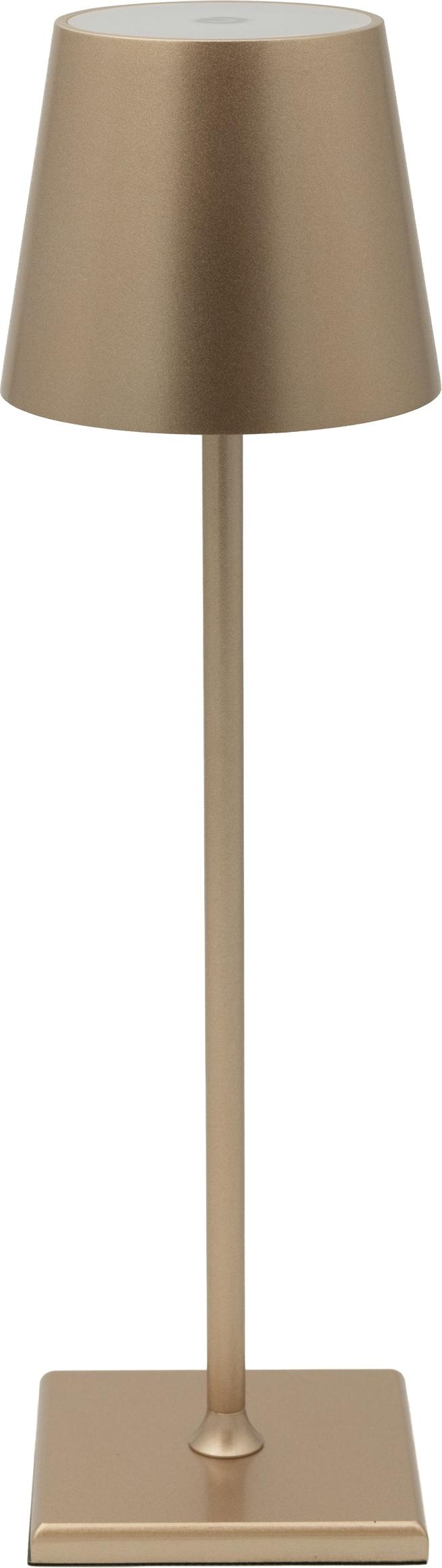 Luxus - Tischlampe Touch Deluxe - Fleur - Gold - H37 x Ø10 FLEUR_GOLD