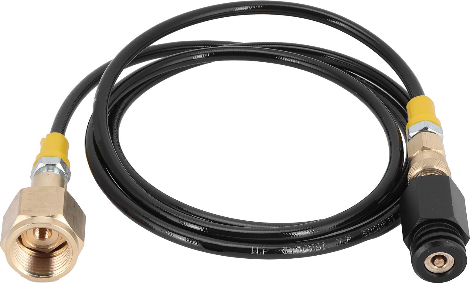 Cocosity G5/8-14 CO2 Universal External Schlauchadapter 1,5 m Soda Schwarz Zylinder Nachfllung