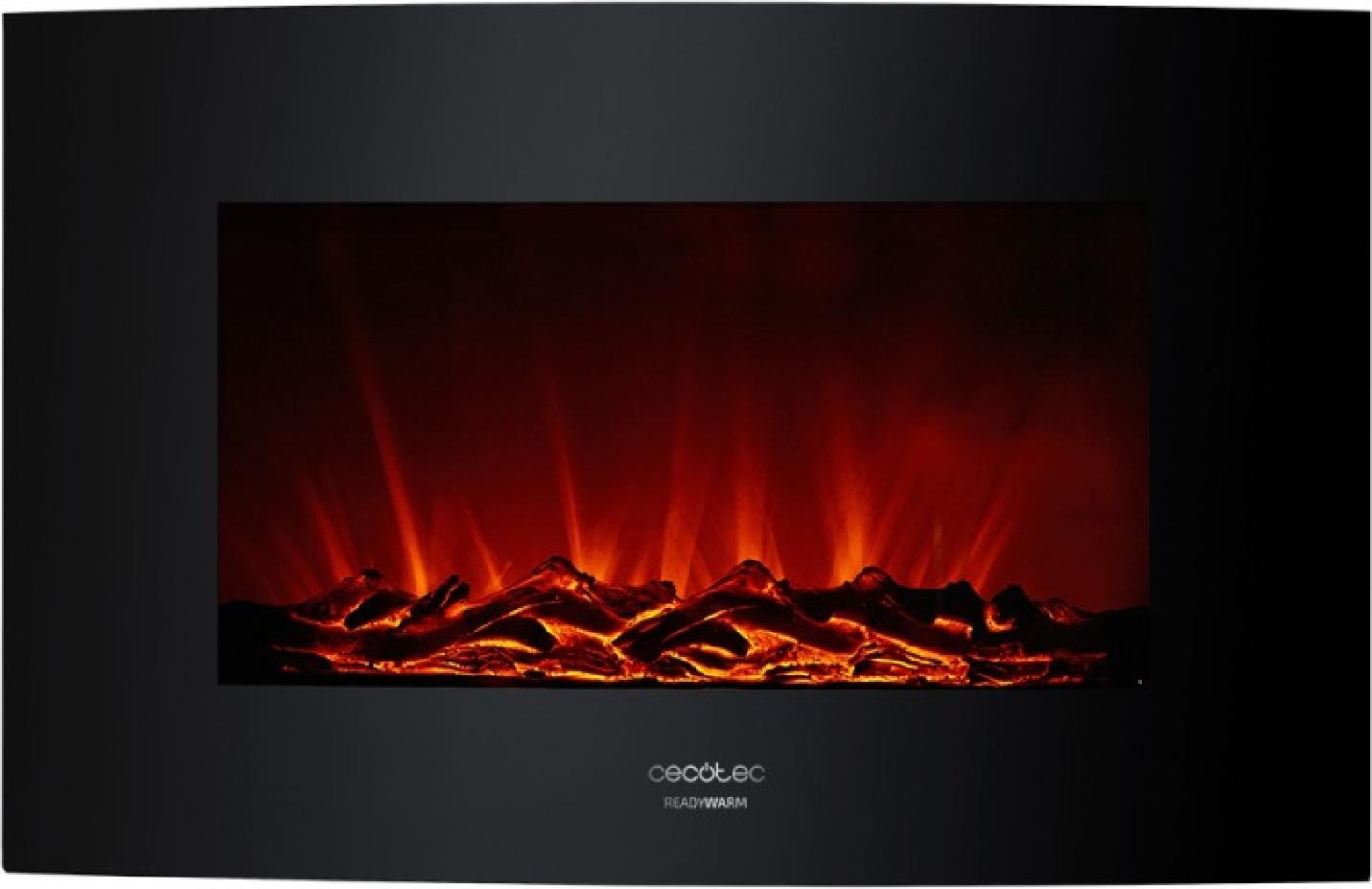 Dekoratívny elektrický sporák Cecotec Ready Warm 3500 Curved Flames. 35"