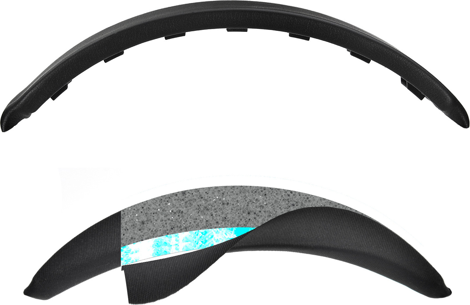 INF Čierny ľadový chladiaci hlavový most pre Bose QC35/45 + skrutkovač