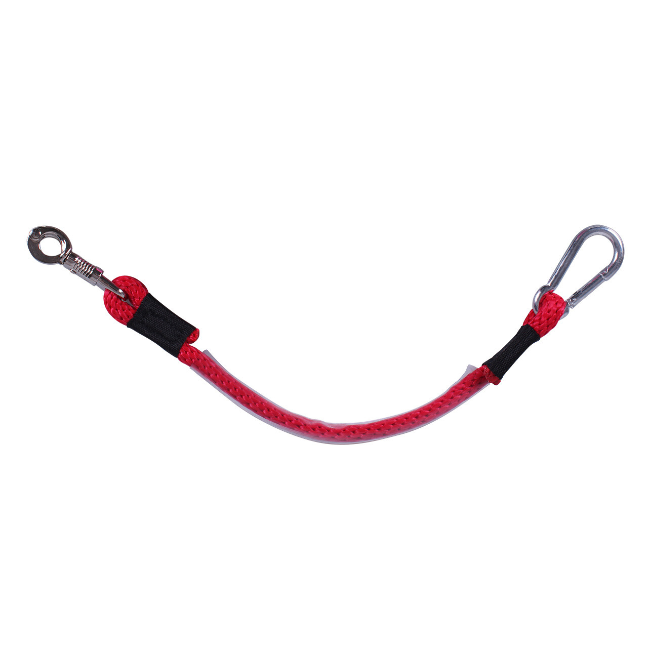 QHP Anhänger Anbindestrick 60cm, Farbe:hellrot QHP-2515-FRO-0